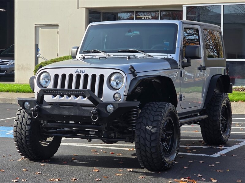 2015 Jeep Wrangler Sport X4 / 6 SPEED MANUAL / SUSPENSION LIFT  / BUMPERS / AMERICAN OUTLAW WHEELS / SERVICE RECORDS