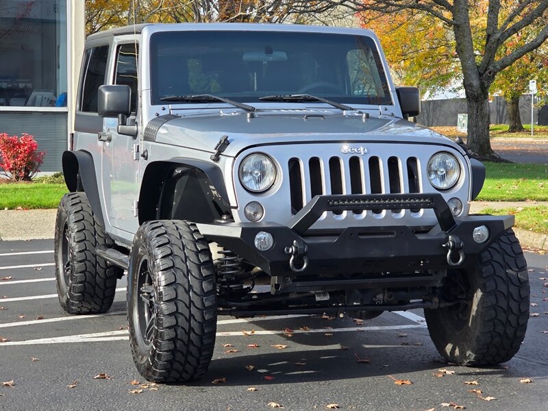 2015 Jeep Wrangler Sport X4 / 6 SPEED MANUAL / SUSPENSION LIFT  / BUMPERS / AMERICAN OUTLAW WHEELS / SERVICE RECORDS
