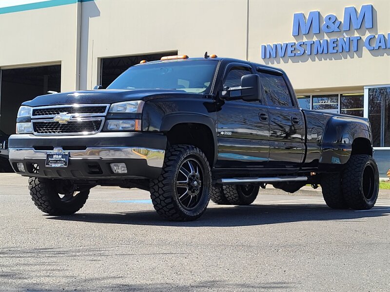 2007 Chevrolet Silverado 3500 HD LT / 4X4 / DUALLY / 6.6L DURAMAX DIESL ...