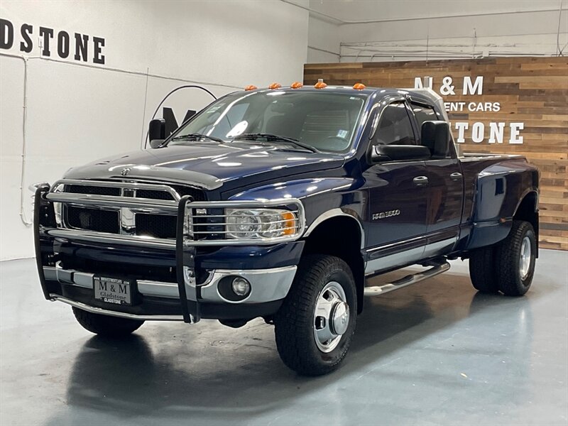 2003 Dodge Ram 3500 Laramie 4X4 / 5.9L DIESEL / DUALLY / 63K  MILES  / Leather Heated Seats / Long bed / BRAND NEW SET OF TIRES / NEVER HAD A GOOSE NECK OR A FITH WHEEL INSTALLED / AIR COMPRESSOR / ZERO RUST - Photo 1 - Gladstone, OR 97027