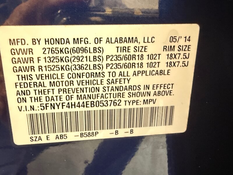 2014 Honda Pilot EX Sport Utility AWD V6 / Backup Camera /ZERO RUST / LOCAL SUV / 3RD ROW SEAT - Photo 50 - Gladstone, OR 97027