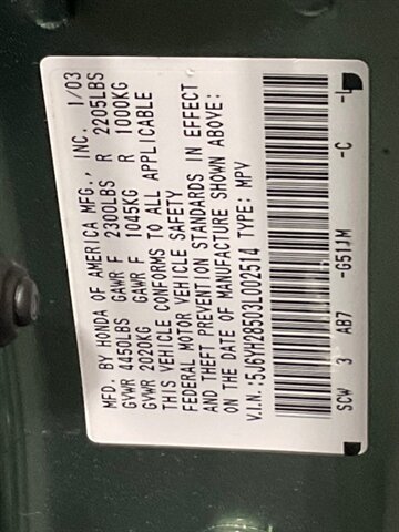 2003 Honda Element EX AWD Sport Utility / Local ZERO RUST /126K MILES  / Sunroof / BRAND NEW TIRES - Photo 44 - Gladstone, OR 97027