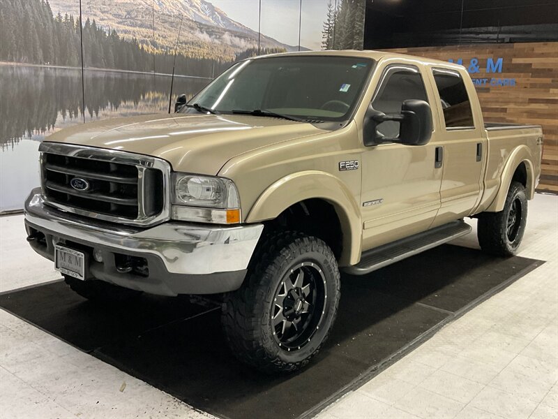 2001 Ford F-250 Lariat Crew Cab 4X4 / 7.3L DIESEL / LIFTED LIFTED  / BRAND NEW WHEELS & TIRES / LOCAL TRUCK / RUST FREE - Photo 1 - Gladstone, OR 97027