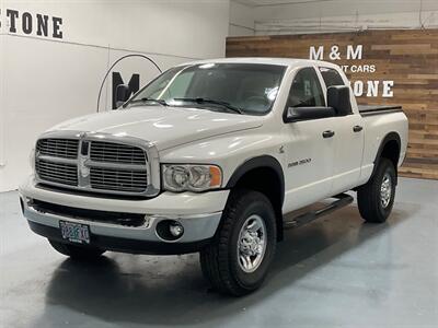 2004 Dodge Ram 2500 SLT Quad Cab 4X4 / 5.9L DIESEL / Leather Seats  / Short Bed / ZERO RUST / Spray in bed liner Truck