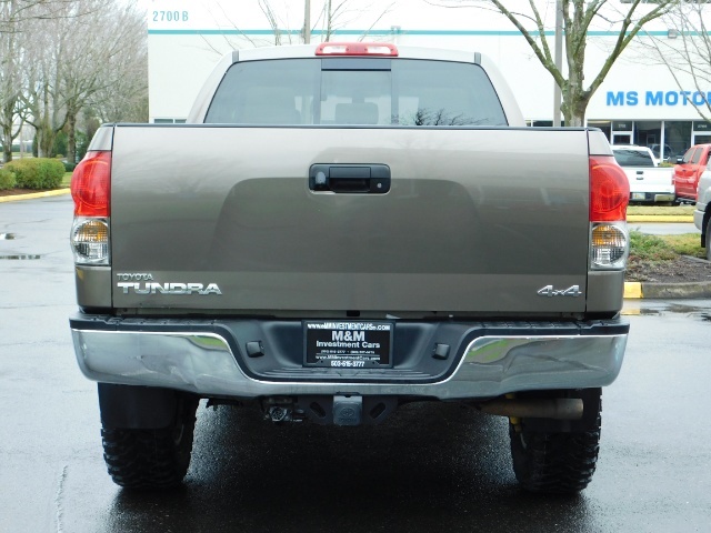 2008 Toyota Tundra DOUBLE CAB 4X4 / V8 5.7L / TRD / 1-OWNER / LIFTED   - Photo 6 - Portland, OR 97217