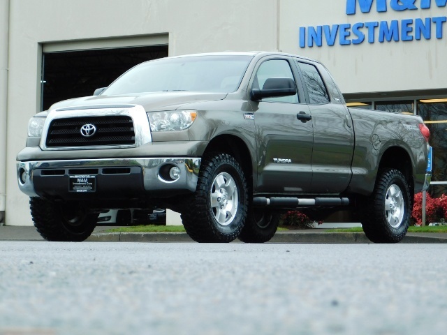 2008 Toyota Tundra DOUBLE CAB 4X4 / V8 5.7L / TRD / 1-OWNER / LIFTED   - Photo 1 - Portland, OR 97217