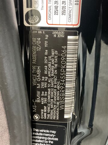 2005 BMW M3 Convertible / 3.2L 6Cyl / 6-SPEED MANUAL/69K MILES / Leather Heated Seats / Navigation / BRAND NEW TIRES / ZERO RUST - Photo 59 - Gladstone, OR 97027
