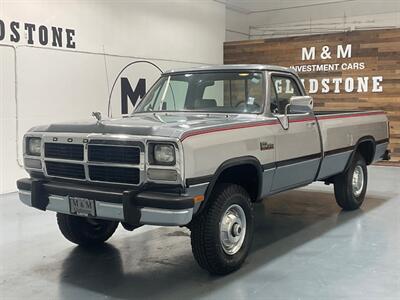 1991 Dodge RAM 250 LE 4X4 5.9L CUMMINS DIESEL 12-VALVE /78,000 MILES  / Regular Cab / COLLECTION QUALITY / LOCAL OREGON TRUCK Truck