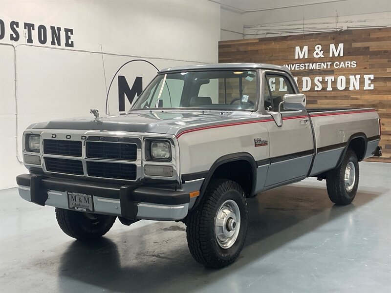 1991 Dodge RAM 250 LE 4X4 5.9L CUMMINS DIESEL 12-VALVE /78,000 MILES  / Regular Cab / COLLECTION QUALITY / LOCAL OREGON TRUCK - Photo 1 - Gladstone, OR 97027