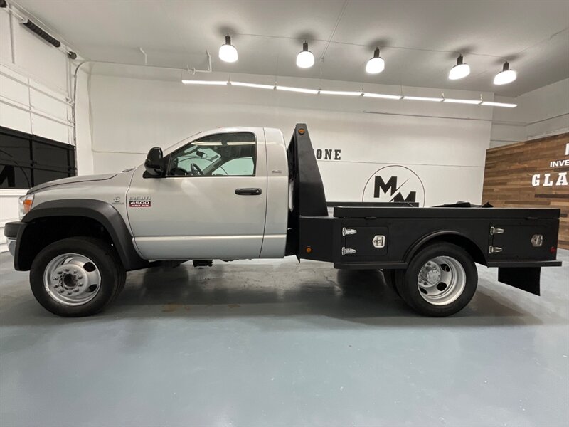 2008 Dodge Ram 4500 SLT Regular Cab 4X4 / 6.7L DIESEL /6-SPEED /DUALLY  / DUALLY / FLAT BED / 6-SPEED MANUAL / ZERO RUST - Photo 3 - Gladstone, OR 97027