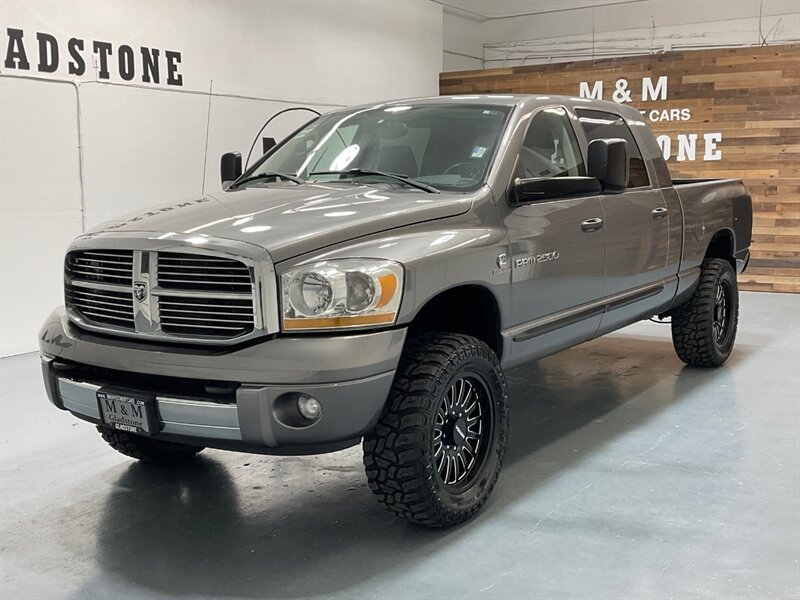 2006 Dodge Ram 2500 Laramie MEGACAB 4X4 / 5.9L DIESEL / NEW TIRES  / Leather w. Heated Seats / Power Running Board / LEVELED w. NEW WHEELS & TIRES / ZERO RUST