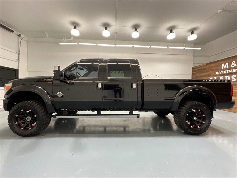 2013 Ford F-350 Platinum Crew Cab 4X4 /6.7L DIESEL / FX4 Off RD  /LIFTED w. BRAND NEW 37 " MUD TIRES / Sunroof / Leather / Navigation - Photo 3 - Gladstone, OR 97027