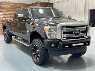 2013 Ford F-350 Platinum Crew Cab 4X4 /6.7L DIESEL / FX4 Off RD  /LIFTED w. BRAND NEW 37