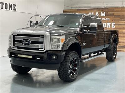 2013 Ford F-350 Platinum Crew Cab 4X4 /6.7L DIESEL / FX4 Off RD  /LIFTED w. BRAND NEW 37