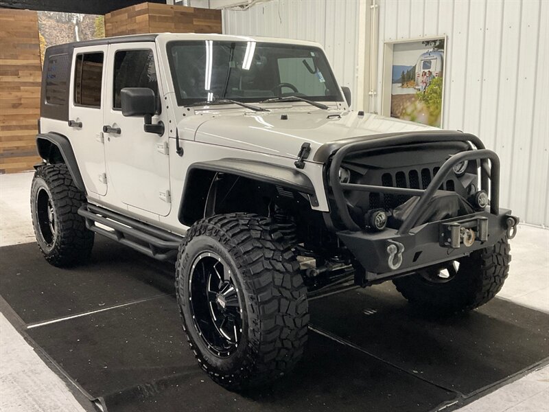 2010 Jeep Wrangler Unlimited Sport 4X4 / HARD TOP / LIFTED w. 37 " MUD  / LIFTED w. 37 " MUD TIRES & 20 " MOTO WHEELS / WINCH / CUSTOM BUMPERS / LOCAL JEEP / RUST FREE - Photo 2 - Gladstone, OR 97027