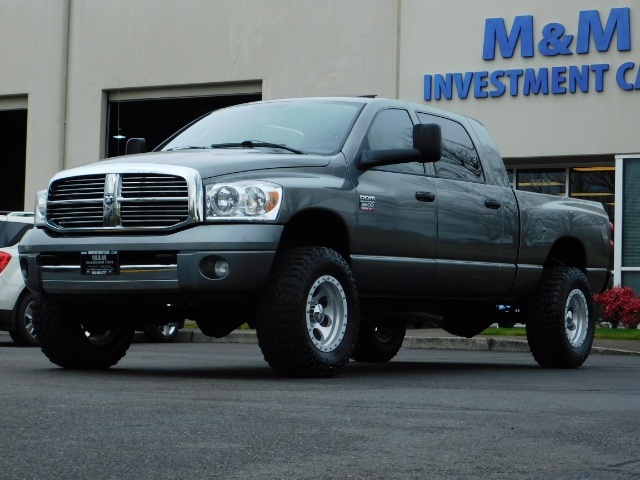 2008 Dodge Ram 3500 Laramie / 4X4 / 6.7L DIESEL / DELETED / LIFTED