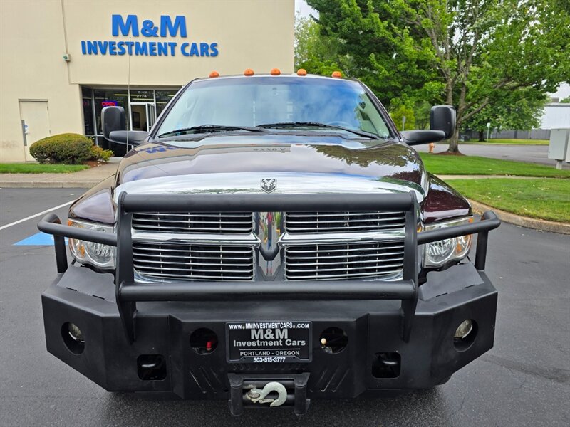 2004 Dodge Ram 3500 Flat Bed / 4X4 / 6 Speed / 5.9L CUMMINS DIESEL / Manual Transmission / Winch / High Output / Exhaust Brake / 1-TON - Photo 5 - Portland, OR 97217