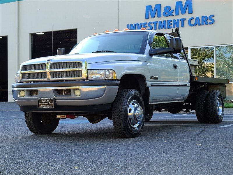 2002 Dodge Ram 3500 Dually FLAT BED 4X4 5.9L DIESEL / 1-TON / 151K MLS  / LONG BED / CUMMINS / LOW MILES - Photo 48 - Portland, OR 97217