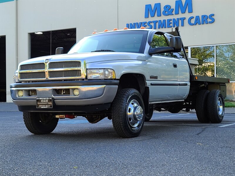 2002 Dodge Ram 3500 Dually FLAT BED 4X4 5.9L DIESEL / 1-TON / 151K MLS  / LONG BED / CUMMINS / LOW MILES - Photo 46 - Portland, OR 97217