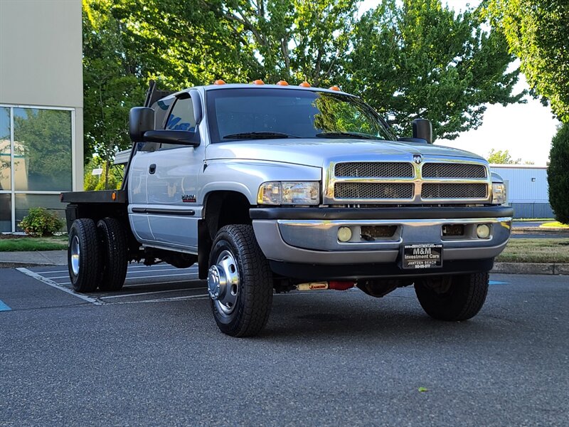 2002 Dodge Ram 3500 Dually FLAT BED 4X4 5.9L DIESEL / 1-TON / 151K MLS  / LONG BED / CUMMINS / LOW MILES - Photo 53 - Portland, OR 97217