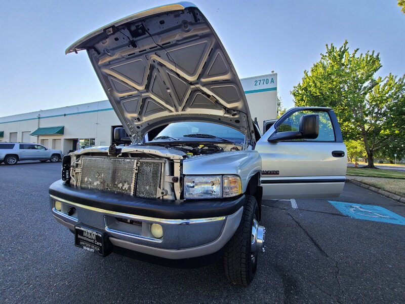 2002 Dodge Ram 3500 Dually FLAT BED 4X4 5.9L DIESEL / 1-TON / 151K MLS  / LONG BED / CUMMINS / LOW MILES - Photo 25 - Portland, OR 97217