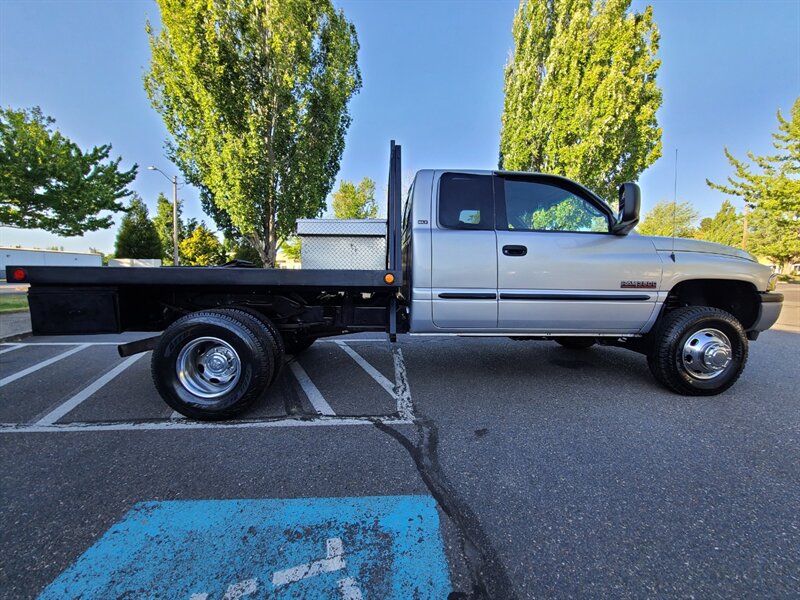 2002 Dodge Ram 3500 Dually FLAT BED 4X4 5.9L DIESEL / 1-TON / 151K MLS  / LONG BED / CUMMINS / LOW MILES - Photo 4 - Portland, OR 97217