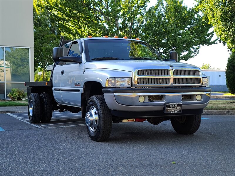 2002 Dodge Ram 3500 Dually FLAT BED 4X4 5.9L DIESEL / 1-TON / 151K MLS  / LONG BED / CUMMINS / LOW MILES - Photo 49 - Portland, OR 97217