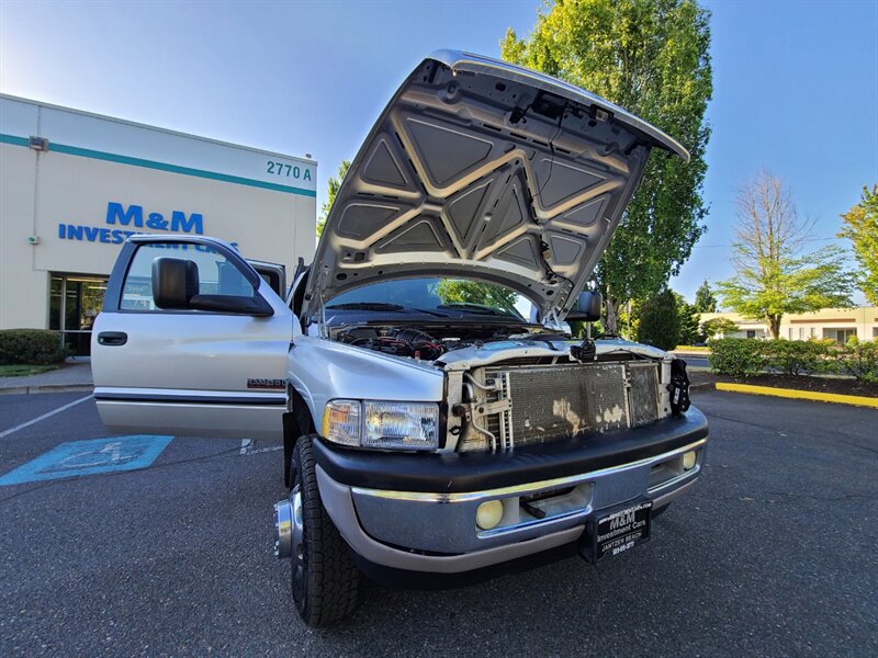 2002 Dodge Ram 3500 Dually FLAT BED 4X4 5.9L DIESEL / 1-TON / 151K MLS  / LONG BED / CUMMINS / LOW MILES - Photo 26 - Portland, OR 97217