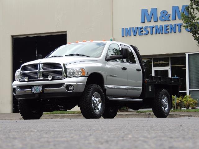 2004 Dodge Ram 3500 Laramie Flat Bed 4x4 5 9l Cummins