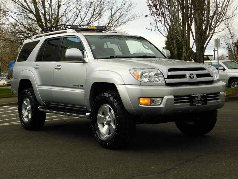 2004 Toyota 4Runner LIMITED 4X4 / V6 / DIFF LOCK / LEATHER / LIFTED