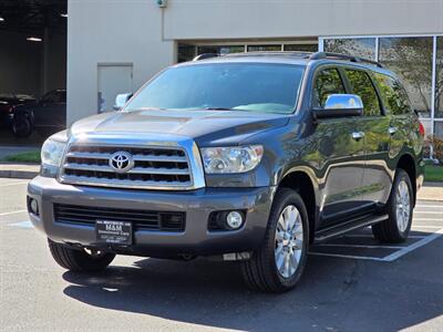 2011 Toyota Sequoia Platinum 4X4 V8 5.7L / DVD / LOCAL / EVERY OPTION  / NAVi / CAM / SUNROOF / HEATED & COOLED LEATHER / IMMACULATE SUV
