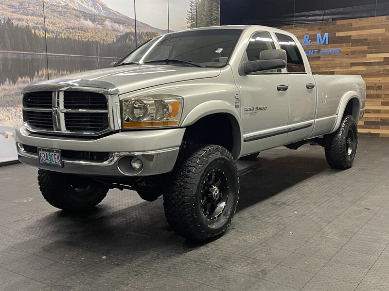 2006 Dodge Ram 3500 SLT BIGHORN 4X4 / 5.9L DIESEL / 6-SPEED / LIFTED  1-TON / 5.9L CUMMINS DIESEL / 6-SPEED MANUAL / LIFTED W. 37 " BF GOODRICH A/T TIRES / LOCAL TRUCK RUST FREE - Photo 1 - Gladstone, OR 97027