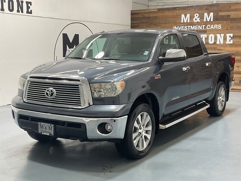 2010 Toyota Tundra Limited Platinum Crew Max 4X4 /5.7L V8 / NEW TIRES  / LOCAL TRUCK w. ZERO RUST - Photo 1 - Gladstone, OR 97027