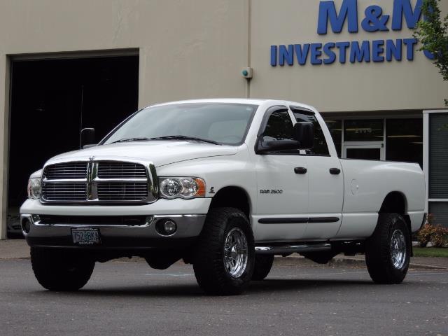 2004 Dodge Ram 2500 SLT 4dr / 4X4 / 5.9L CUMMINS DIESEL / 1-OWNER