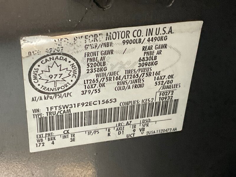 2002 Ford F-350 XLT Crew Cab 4X4 / 7.3L DIESEL /NEW TIRES/LONG BED / ZERO RUST / NEW TIRES / 1-TON / SRW - Photo 51 - Gladstone, OR 97027