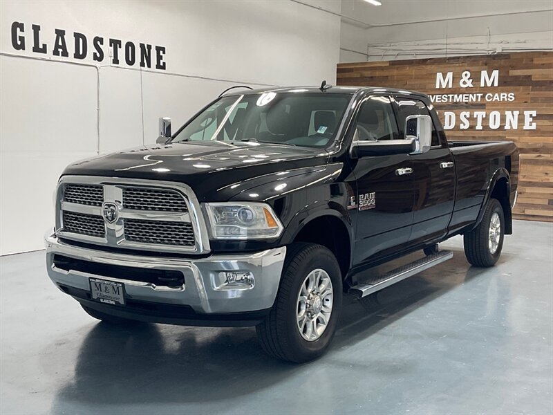 2014 RAM 3500 Laramie Crew Cab 4X4 / 6.7L DIESEL / AISIN TRANSMI  / 1-OWNER LOCAL w. ZERO RUST / Sunroof / Leather / LOW MILES - Photo 1 - Gladstone, OR 97027