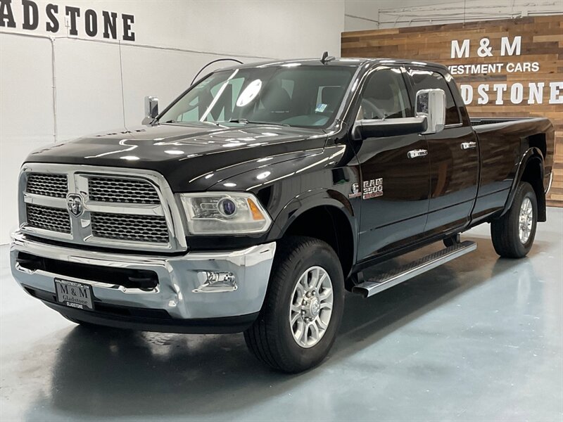 2014 RAM 3500 Laramie Crew Cab 4X4 / 6.7L DIESEL / AISIN TRANSMI  / 1-OWNER LOCAL w. ZERO RUST / Sunroof / Leather / LOW MILES - Photo 1 - Gladstone, OR 97027