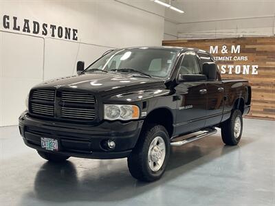 2003 Dodge Ram 2500 SLT 4dr Quad Cab 4X4 / 5.7L V8 / 53,000 MILES  / LOCAL OREGON TRUCK w. ZERO RUST