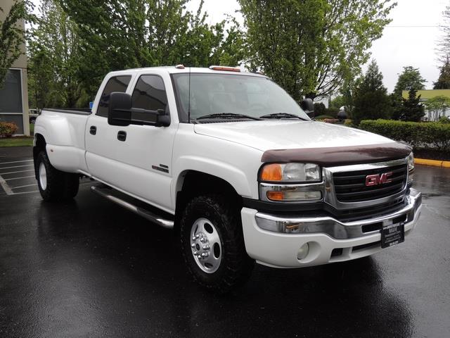 2007 GMC Sierra 3500 Classic SLT / 4X4 / DUALLY / DIESEL / LBZ ENGINE