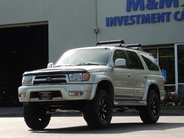 2000 Toyota 4Runner Limited / 4WD / Leather / Rear Diff Lock / LIFTED