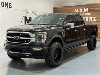 2021 Ford F-150 Platinum SUPERCREW 3.5L / LEATHER  / 4x4 / PANO RF  / NEW TIRES / LOCAL NO RUST Truck