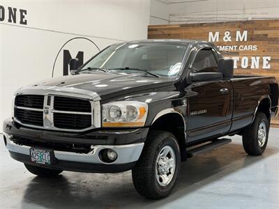 2006 Dodge Ram 2500 SLT 4X4 6-SPEED MANUAL 5.9L DIESEL /82K MILES  /Regular Cab / 1-OWNER LOCAL w. ZERO RUST / NEW TIRES Truck