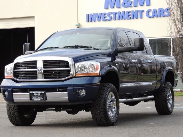 2006 Dodge Ram 3500 Laramie/ Mega Cab/ 4X4 / 5.9L DIESEL/ 6-SPD MANUAL   - Photo 56 - Portland, OR 97217