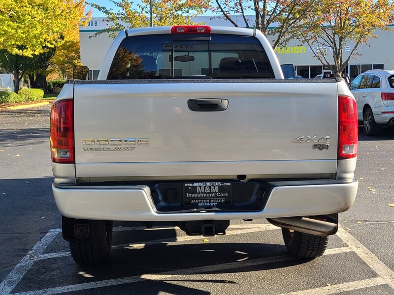 2004 Dodge Ram 2500 LARAMIE SPORT HD / 4X4 / H.O 5.9L CUMMINS DIESEL  / FULLY LOADED / HEATED LEATHER / HIGH OUTPUT / LOCAL - Photo 6 - Portland, OR 97217