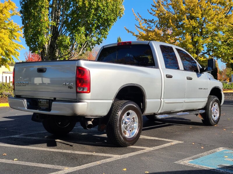 2004 Dodge Ram 2500 LARAMIE SPORT HD / 4X4 / H.O 5.9L CUMMINS DIESEL  / FULLY LOADED / HEATED LEATHER / HIGH OUTPUT / LOCAL - Photo 8 - Portland, OR 97217