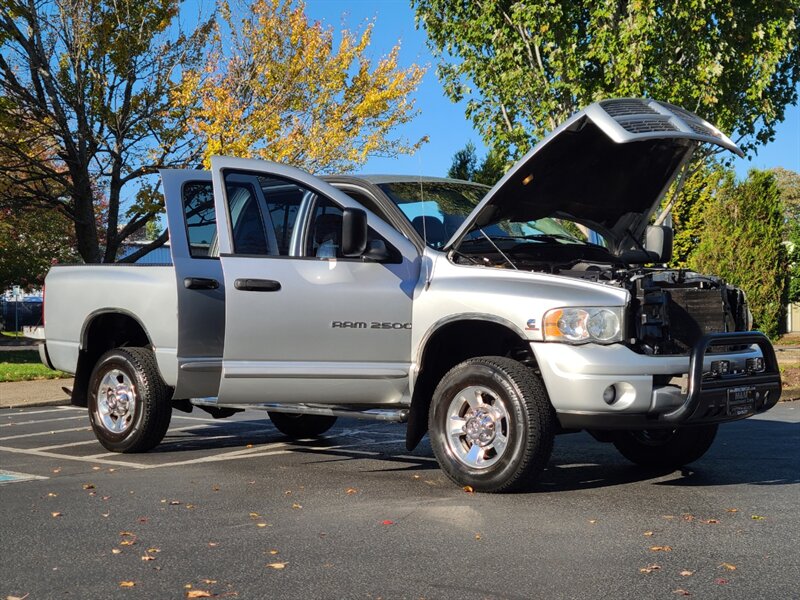 2004 Dodge Ram 2500 LARAMIE SPORT HD / 4X4 / H.O 5.9L CUMMINS DIESEL  / FULLY LOADED / HEATED LEATHER / HIGH OUTPUT / LOCAL - Photo 26 - Portland, OR 97217