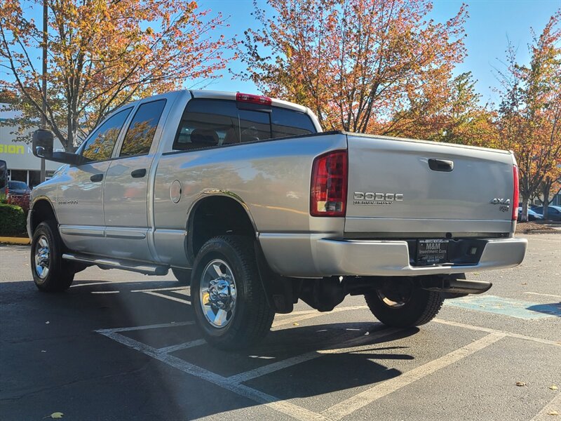 2004 Dodge Ram 2500 LARAMIE SPORT HD / 4X4 / H.O 5.9L CUMMINS DIESEL  / FULLY LOADED / HEATED LEATHER / HIGH OUTPUT / LOCAL - Photo 7 - Portland, OR 97217