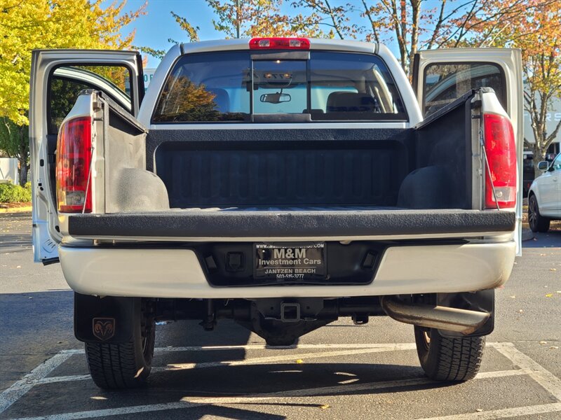 2004 Dodge Ram 2500 LARAMIE SPORT HD / 4X4 / H.O 5.9L CUMMINS DIESEL  / FULLY LOADED / HEATED LEATHER / HIGH OUTPUT / LOCAL - Photo 22 - Portland, OR 97217