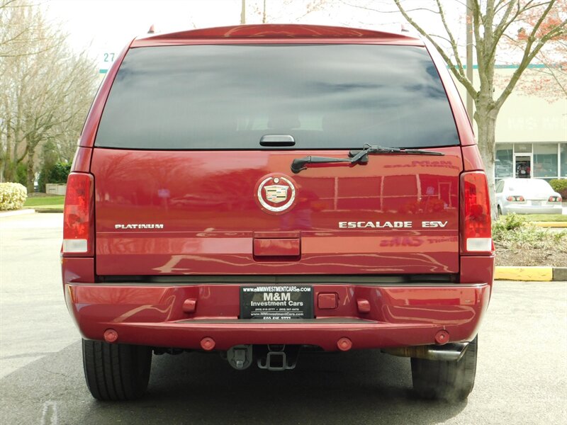 2005 Cadillac Escalade ESV Platinum Edition / AWD / DVDs / LOADED / CLEAN   - Photo 6 - Portland, OR 97217