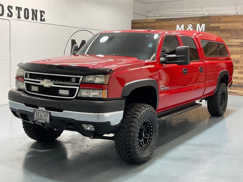 2006 Chevrolet Silverado 2500 LT Crew Cab 4X4 / 6.6L DIESEL / LBZ MOTOR / LIFTED  / ZERO RUST / Allison Transmission / Long bed / Leather Seats - Photo 1 - Gladstone, OR 97027